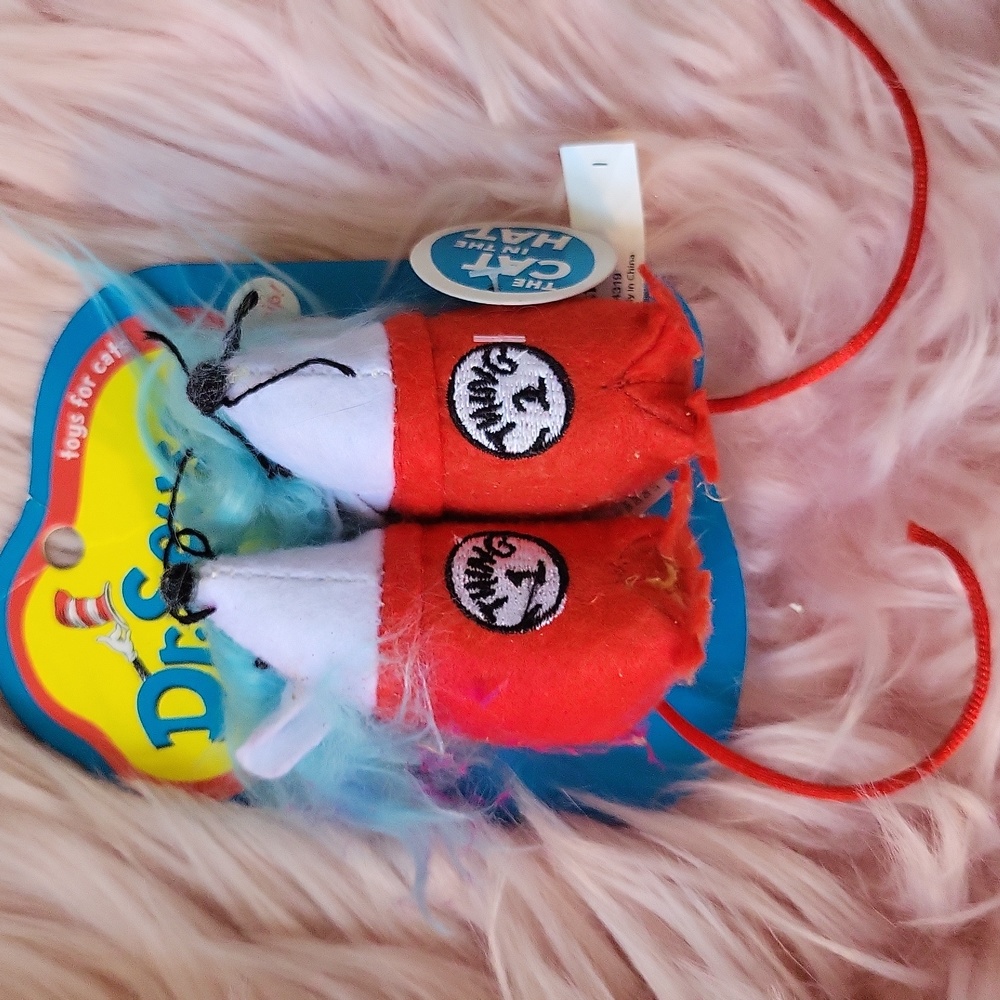 Y2K FIND!! Brand New DR. SEUSS TOYS For Cats-2CT